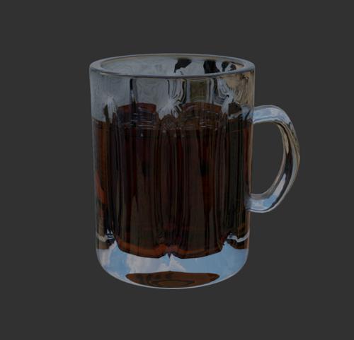 Beer mug with fluid correction preview image